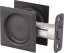Kwikset 334SQT-11P Passage Pocket Door Locks, Venetian Bronze
