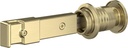 National Hardware N700-152 Interior Sliding Barn Door Hardware Lock, 5" X 1-1/4" X 3/4", Brushed Gold