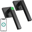 IRONZON Fingerprint Door Lock with Handle Keyless Entry Door Lock Smart Door Lock for Bedroom Apartment Airbnb Hotel Door Lock TY180