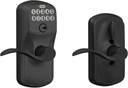 Schlage FE595 PLY 622 Acc Keypad Entry with Flex Electronic Lock, Matte Black