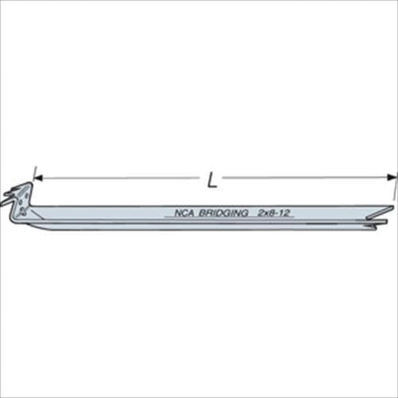 (200 Count) Simpson Strong-Tie NCA2X12-16 2 X 12-Inch Nail-Less Bridging