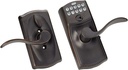SCHLAGE FE595VCAM716ACC FE595VCAM/ACC 716 Keypad Accent Lever Door Lock, Flex, Aged Bronze