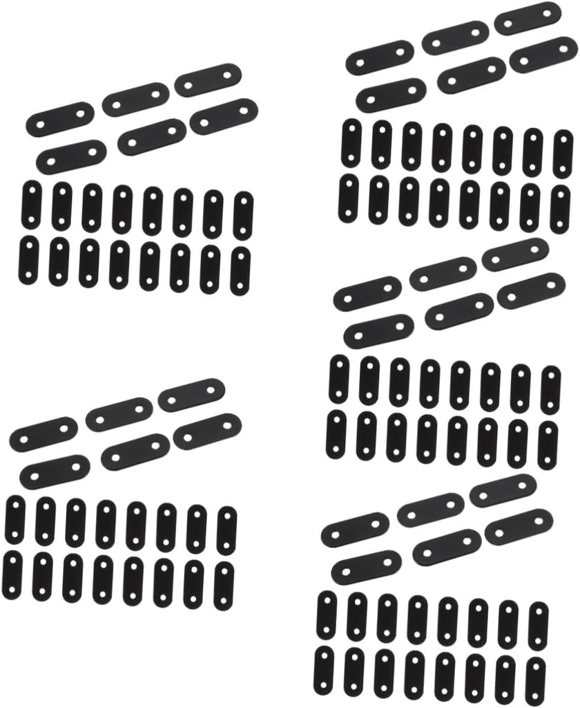 100 Pcs Stainless Steel Corner Code Stainless Steel Plate Flat Brackets for Wood Metal Plate Brackets for Braces Corner Brackets for Wood Metal Brackets Cabinet Corner Brace