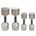 1-1/8 "1-5/8" Flange Double Hole Pins, 304 Stainless Steel Appearance Is Beautiful and Smooth,Detachable Double Hole Flanges(4 Pcs)