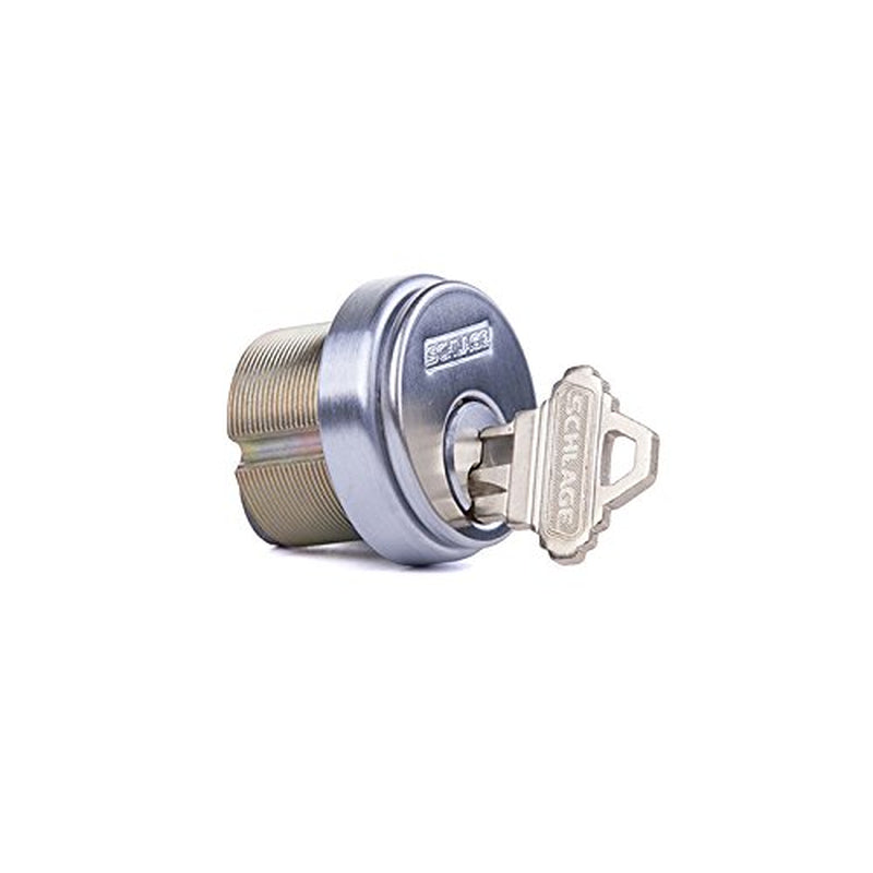 Schlage 30-001C 118 626 L Series Cylindrical 1-1/8 C Kwy 626, Satin Chrome