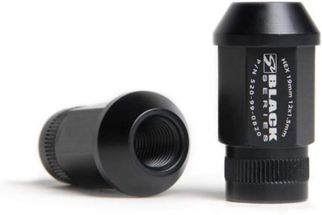 Skunk2 520-99-0853 Black Anodized (12Mm X 1.5Mm) Lug Nut Set - 16 Piece