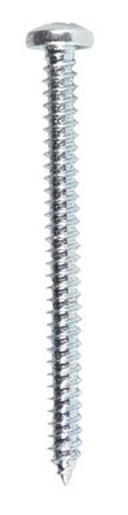 Hillman 8 In. X 2 In. L Phillips Pan Head Zinc-Plated Steel Sheet Metal Screws 100 1 Pk
