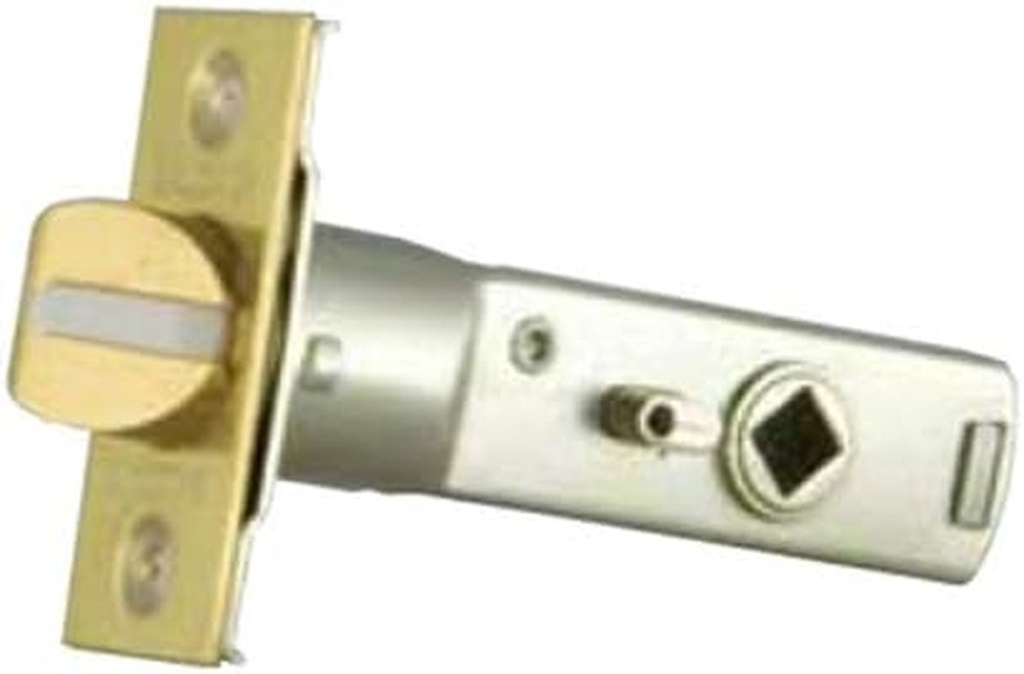 Baldwin 5513.003.P Tubular Privacy Lever Latch, Lifetime Polished Brass