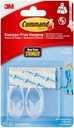 Command Small Hooks, Clear, 2-Hook, 6-Pack
