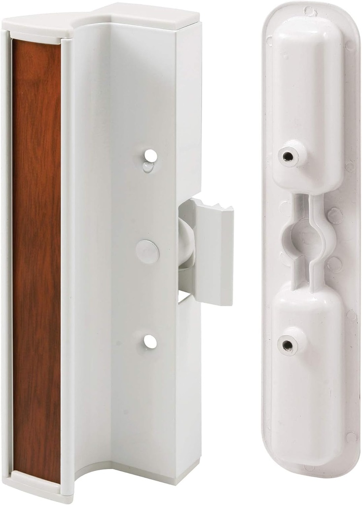 Prime-Line C 1202 Sliding Door Handle, Single Pack, White