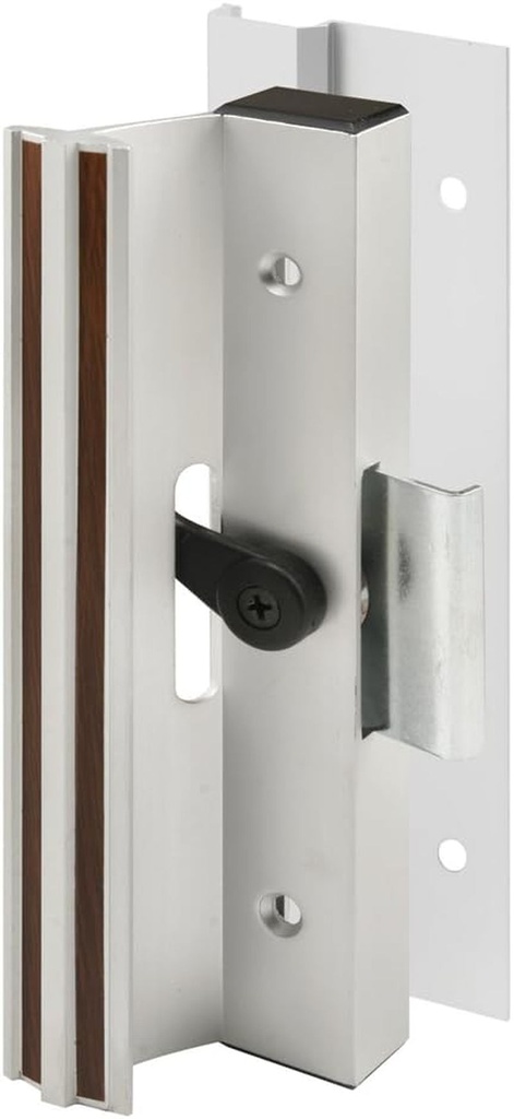 Prime-Line C 1077 Patio Door Surface with Clamp Latch, Mill Finish, Extruded Aluminum (Single Pack)