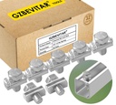 Strut Channel Nut and Bolt - 1/2" X 15/16" for 1-5/8" Strut Channel. Strut Nut 1/2"-13 with Thickened Galvanized Plating (32 Pack)