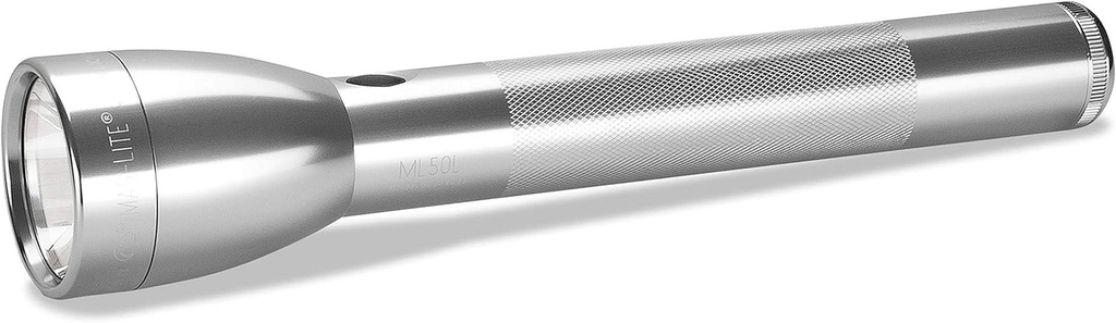 Maglite ML50L LED 3-Cell C Flashlight in Display Box, Silver