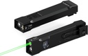 Dual Light Source EDC Lights with Green Beam and White Led,1200-Lumen Portable Flashlight,Wedge Pocket Flashlight with Clip,Flat Flashlight Rechargeable,Flashlight Combo with Laser IPX7