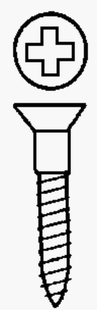 Hillman No. 14 X 1-1/4 In. L Phillips Flat Head Zinc-Plated Steel Wood Screws 100 Pk