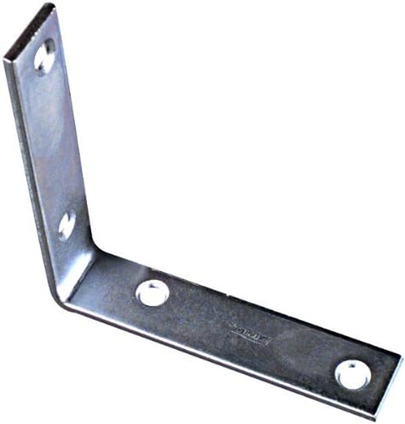 10 Pack National N220-145 4" Corner Brace - Zinc Plated