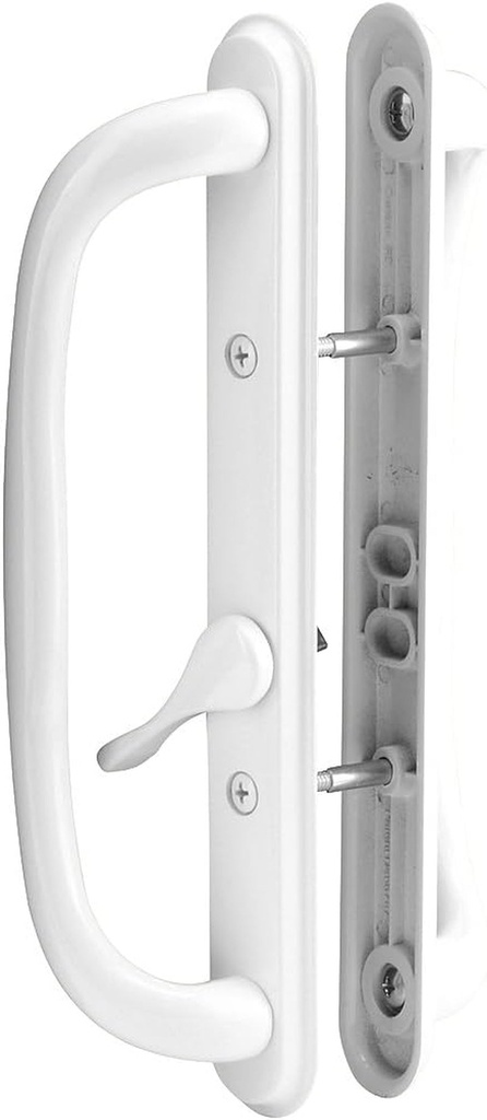 Prime-Line C 1288 White Diecast Sliding Door Handle Set with 10 In. Pull (Single Pack)