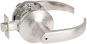 YALE Commercial Latchset 5402LN W/ PB - Pacific Beach Lever; 497 ANSI Strikeplate; 693 Standard Latchbolt; 626 Satin Chrome Finish