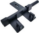 3/4" Heavy Duty Slide Bolt Weld on Steel Large Latch for Metal Gates Doors Powder Coated Finished in Black