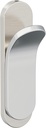 Amerock HBX37012G1026 | Unison Single Prong Decorative Wall Hook | Satin Nickel/Polished Chrome Hook for Coats, Hats, Backpacks, Bags | Hooks for Bathroom, Bedroom, Closet, Entryway