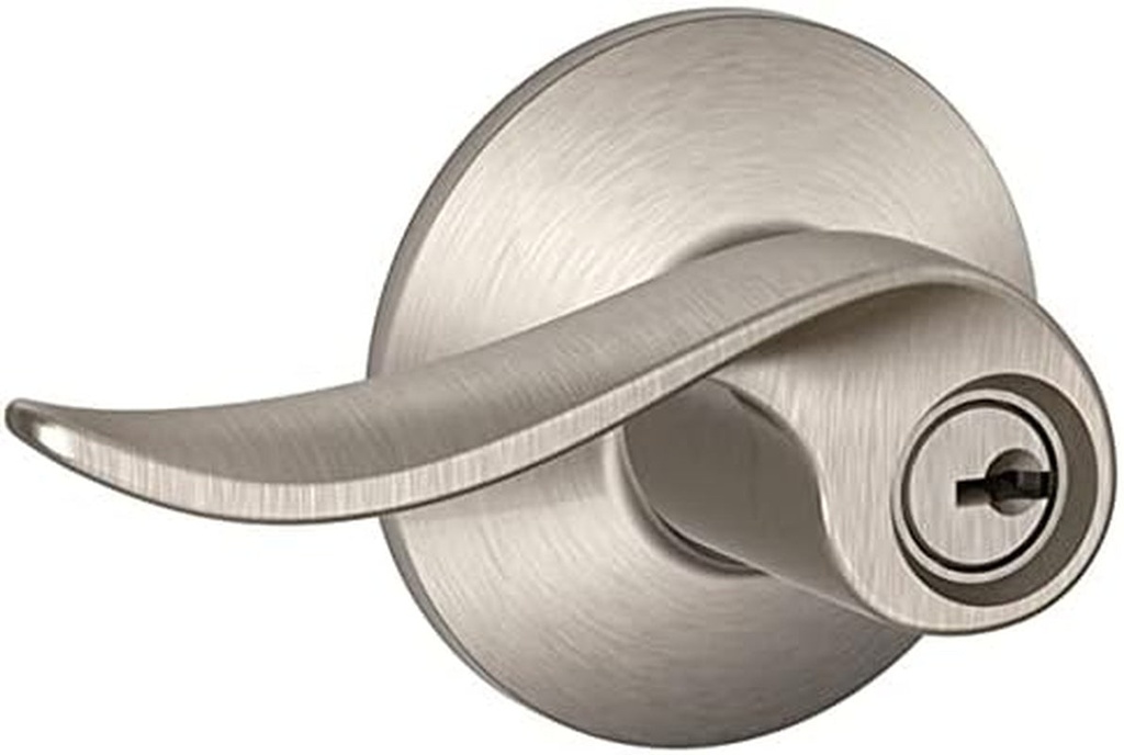 SCHLAGE Lock Company F51ASAC619 Sacramento Entry, Satin Nickel