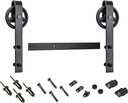 National Hardware N186-968 Decorative Interior Sliding Barn Door Hardware Spoke Wheel In, 72", Oil Rubbed Bronze