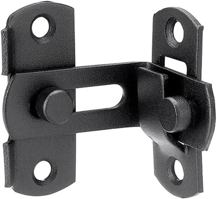90 Degree Right Angle Lock for Locking Sliding Barn Door Locks and Latches Satin Chrome Door Latches