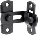 90 Degree Right Angle Lock for Locking Sliding Barn Door Locks and Latches Satin Chrome Door Latches