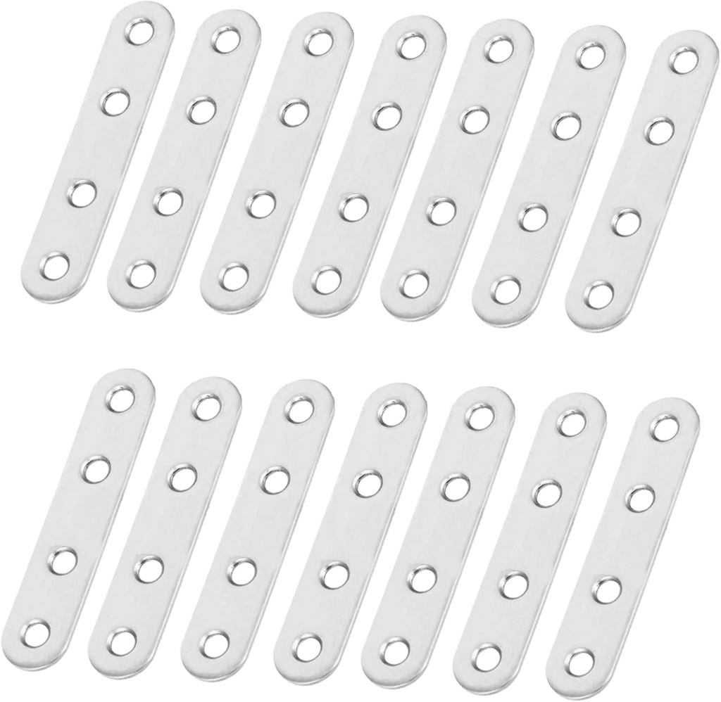 120 Pcs Corner Code Corner Angle Fitting Desk Fastener Shelf Fixing Accessories Stainless Steel Corner Bracket Fixing Tool Corner Shelf Bracket Furniture Corner Bracket