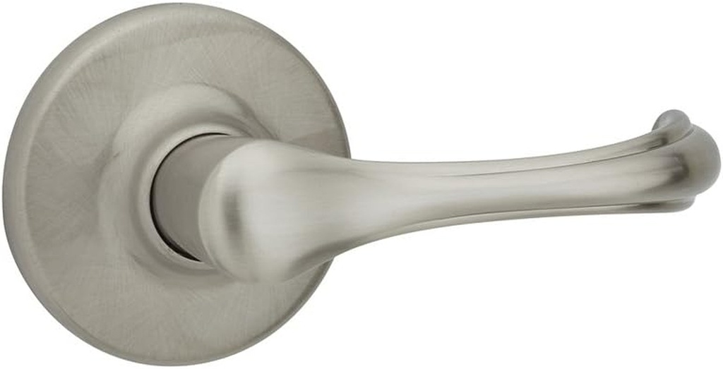 Kwikset Dorian Hall/Closet Lever in Satin Nickel