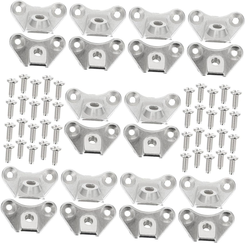 3 Sets Corner Connector Furniture Corner Bracket Corner Brace Furniture Angle Bracket Heavy Duty Angle Brackets Joint Fastener Zinc Alloy Corner Bracket Fixing Tool Fixing Bracket