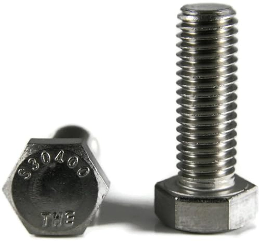 5/8 Inch X 4 Inch Hex Cap Screw 18-8 Stainless Steel (Quantity: 25 Pcs) 5/8-11 X 4 Hex Bolt/Coarse Thread/Fully Threaded