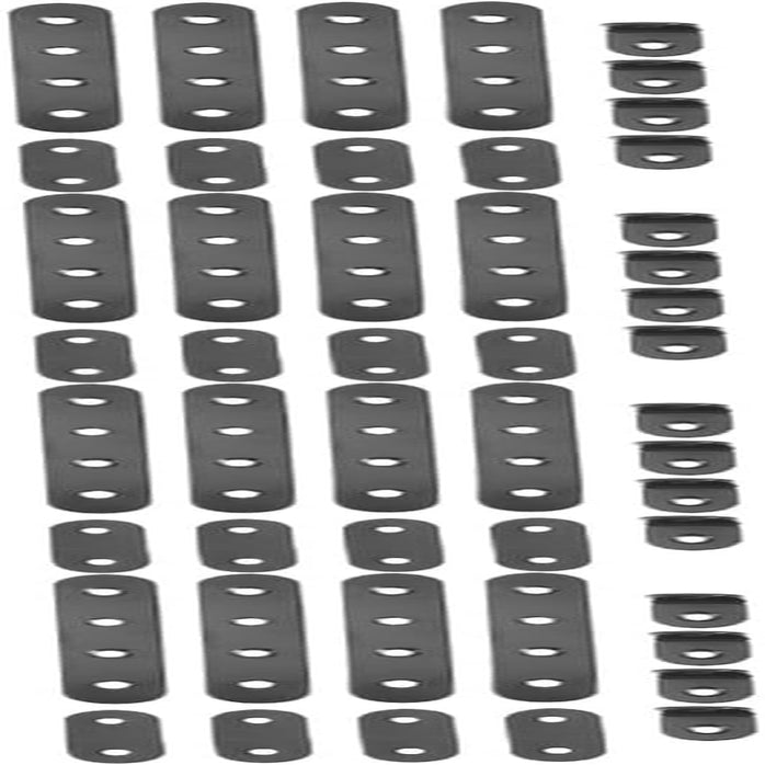 GLEAVI 96 Pcs Angle Code Bracket Wall Hanging Shelf Brackets for Decorative Corner Brackets Wall Hanging Bracket Braces Kit with Brackets Wire Glue Shelves Stainless Steel L-Bracket Metal