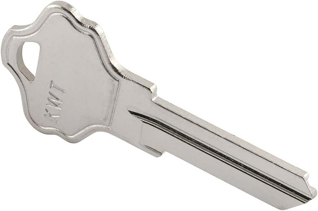 Prime-Line MP66753 Kwikset KW10 Key Blank, Nickel Plated Brass, 6-Pin, Use W/Thickset Ultra Max (50 Pack)