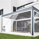 Clear Tarp 8' X 12', 15OZ Clear Vinyl PVC Tarp Waterproof Tarpaulin 100% Transparent PVC Tarps Small Cover Plastic Sheeting Window Sheets Drop Cloth for Garden Patio Curtains