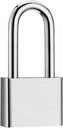 Padlock with Key, 40Mm X 84Mm Long Shackle Padlock for Home, Office, and Travel