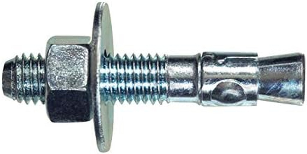 Hillman 1/4 In. Dia. X 3-1/4 In. L Steel round Head Wedge Anchor 30 Pk
