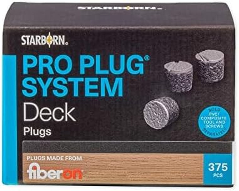 Starborn Pro Plugs for Fiberon Espresso Decking - 375 Count