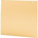 Prime-Line J 4630 Door Push Plate, 4 In. X 16 In., Bright Brass (Single Pack)