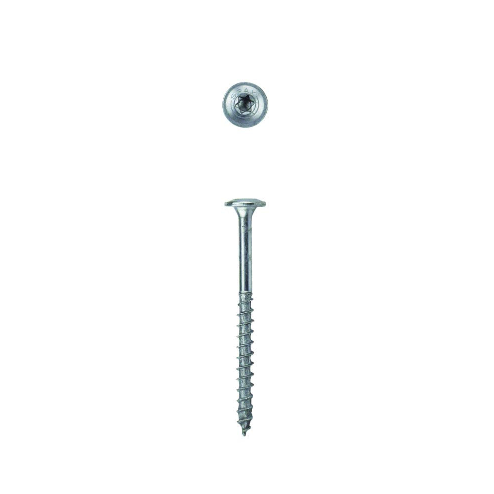 SPAX #8 X 2" Exterior Wafer Head Wood Screws Construction Torx T-Star plus (Pack of 5/700 Total /140 EA Pack) Bit Included Rust Resistant