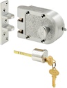 Segal SE 15323 Deadbolt, Single Unit, Chrome Finish – Solid Bronze Alloy Construction, Single Cylinder, FLAT Strike (Single Pack)