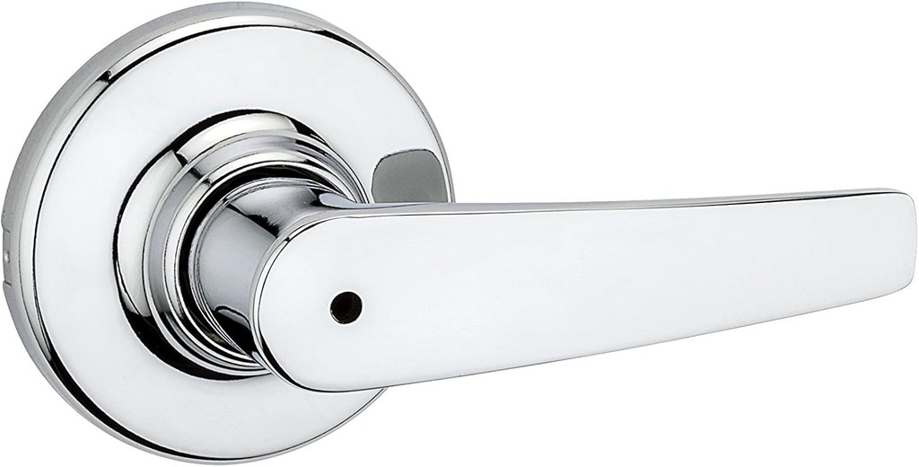 Kwikset 93001-890 Delta Privacy Bed/Bath Lever in Polished Chrome