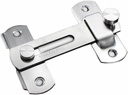 Flip Barn Door Lock Latch 4 Inch Safety Door Latch Sliding Door Bolt Stainless Steel,Brushed Finish