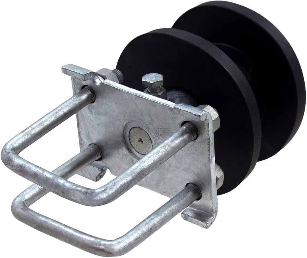 Sliding Gate Rollers Nylon Cantilever Slide Gate for 4" Square Post X 2" Chain Link Fence Gate Frame (Pack of 1)