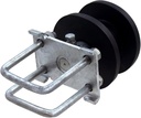 Sliding Gate Rollers Nylon Cantilever Slide Gate for 4" Square Post X 2" Chain Link Fence Gate Frame (Pack of 1)