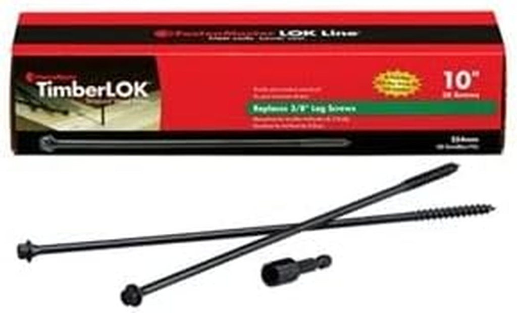 FASTENMASTER TMBRLOK WD SCRW 10" 50PK