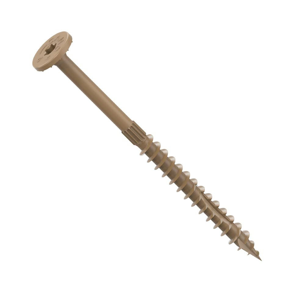 1/4" Multi-Purpose Flat Head Structural Screw - 4" X 1/4" - 250 Ct (CAMO 360209)