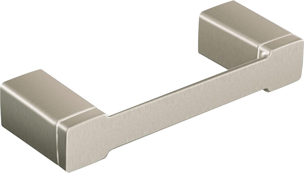 Moen YB8808BN 90 Degree Modern Double Post Pivoting Toilet Paper Holder, Brushed Nickel