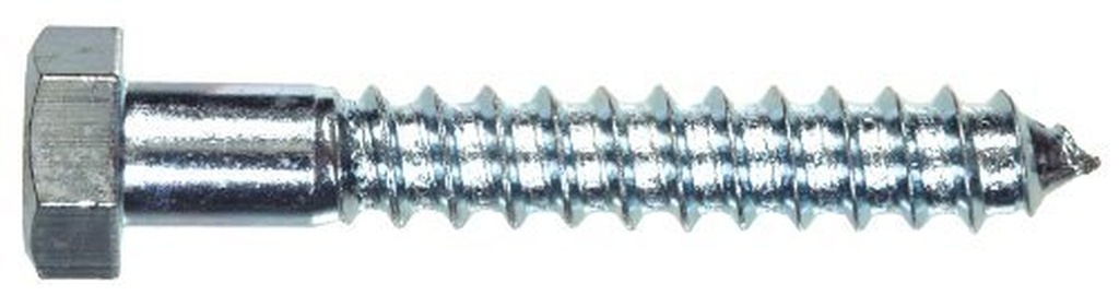 Hillman 1/2 In. X 8 In. L Hex Zinc-Plated Steel Lag Screw 25 Pk