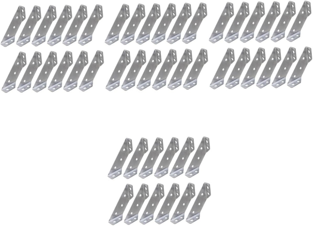 80 Pcs Right Angle Bracket Corner Connector Bracket Furniture Corner Connectors Small Brackets Cabinet Brackets Cabinet Corner Brackets Corner Brackets for Wood Corner Braces